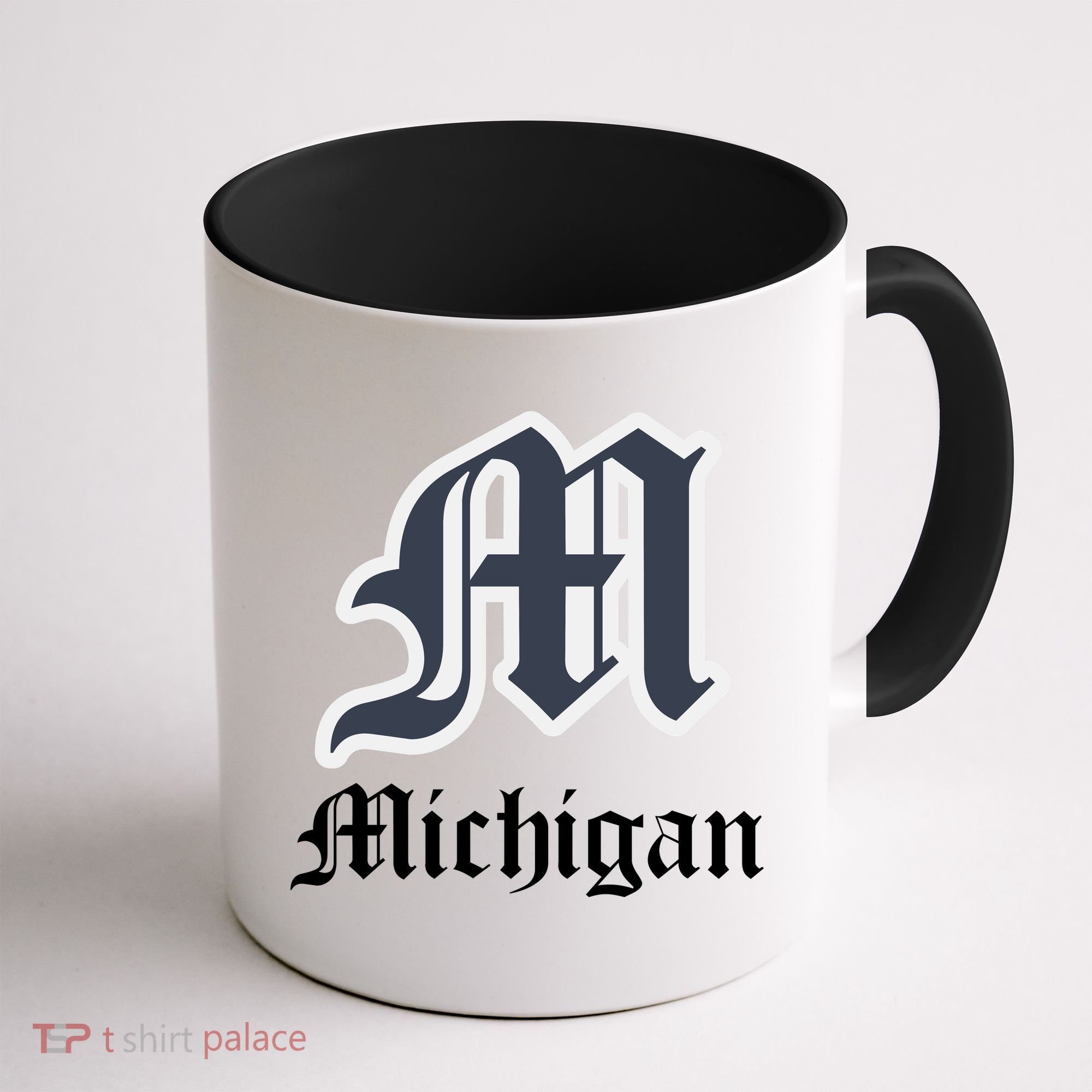 Michigan M Detroit D Logo Coffee Mug