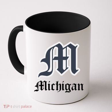 Michigan M Detroit D Logo Coffee Mug