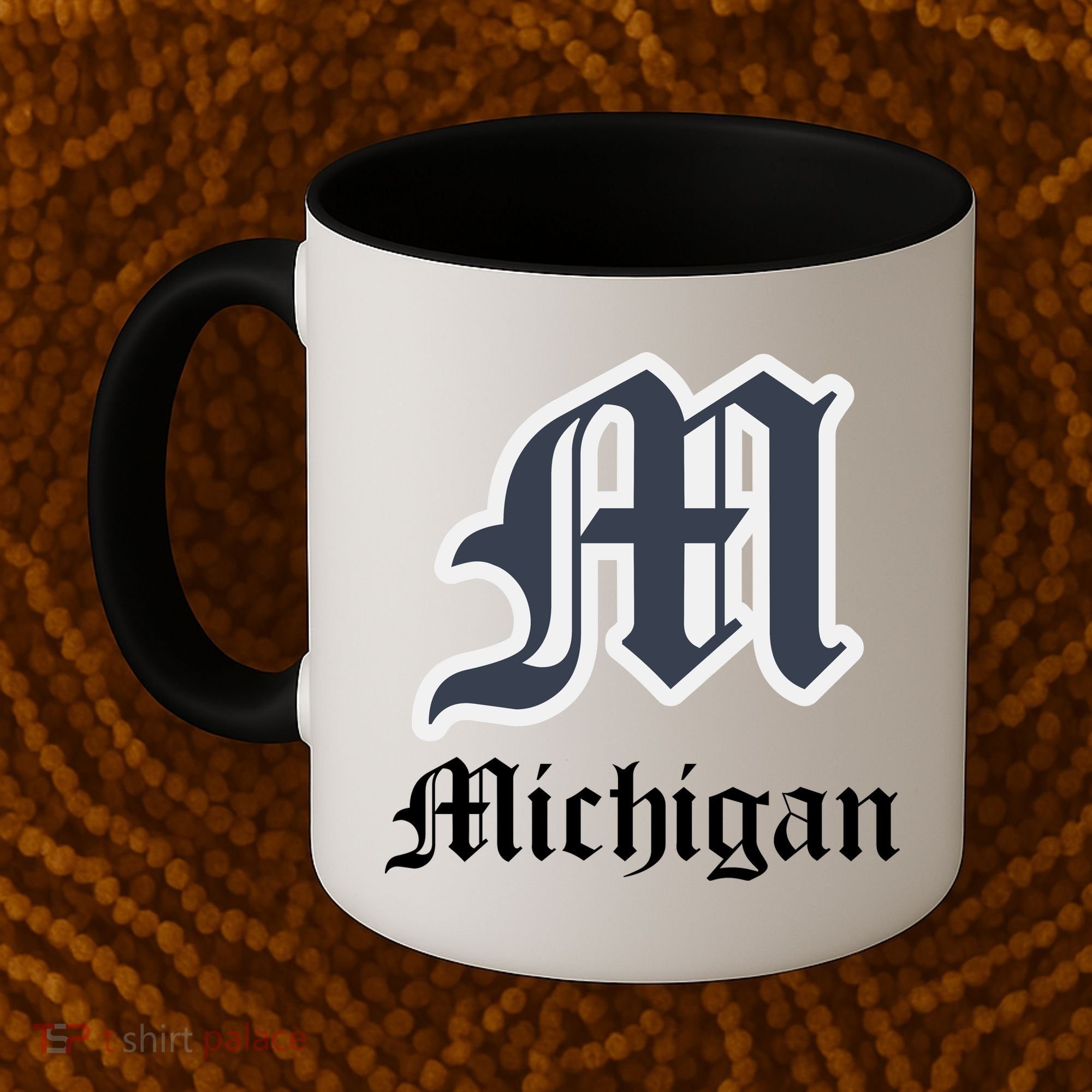 Michigan M Detroit D Logo Coffee Mug