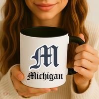 Michigan M Detroit D Logo Coffee Mug thumb 3