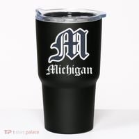 Michigan M Detroit D Logo Tumbler thumb 0
