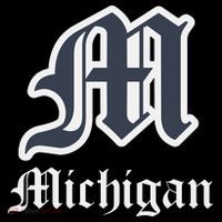 Michigan M Detroit D Logo Ornament thumb 1