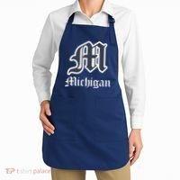 Michigan M Detroit D Logo Apron thumb 2