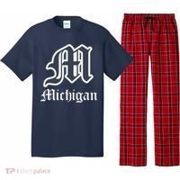 Michigan M Detroit D Logo Pajama Set thumb 0