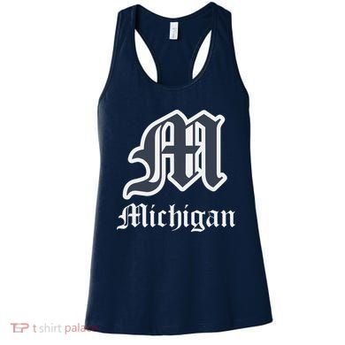 Michigan M Detroit D Logo Women's Tank Top