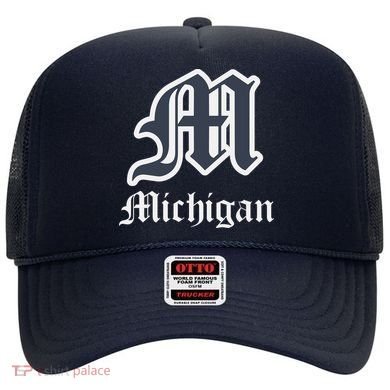 Michigan M Detroit D Logo Hat