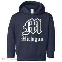 Michigan M Detroit D Logo Toddler Hoodie thumb 0