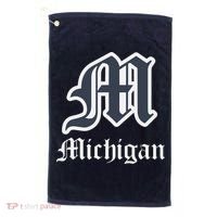 Michigan M Detroit D Logo Golf Towel thumb 0