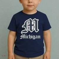 Michigan M Detroit D Logo Toddler T-Shirt thumb 2