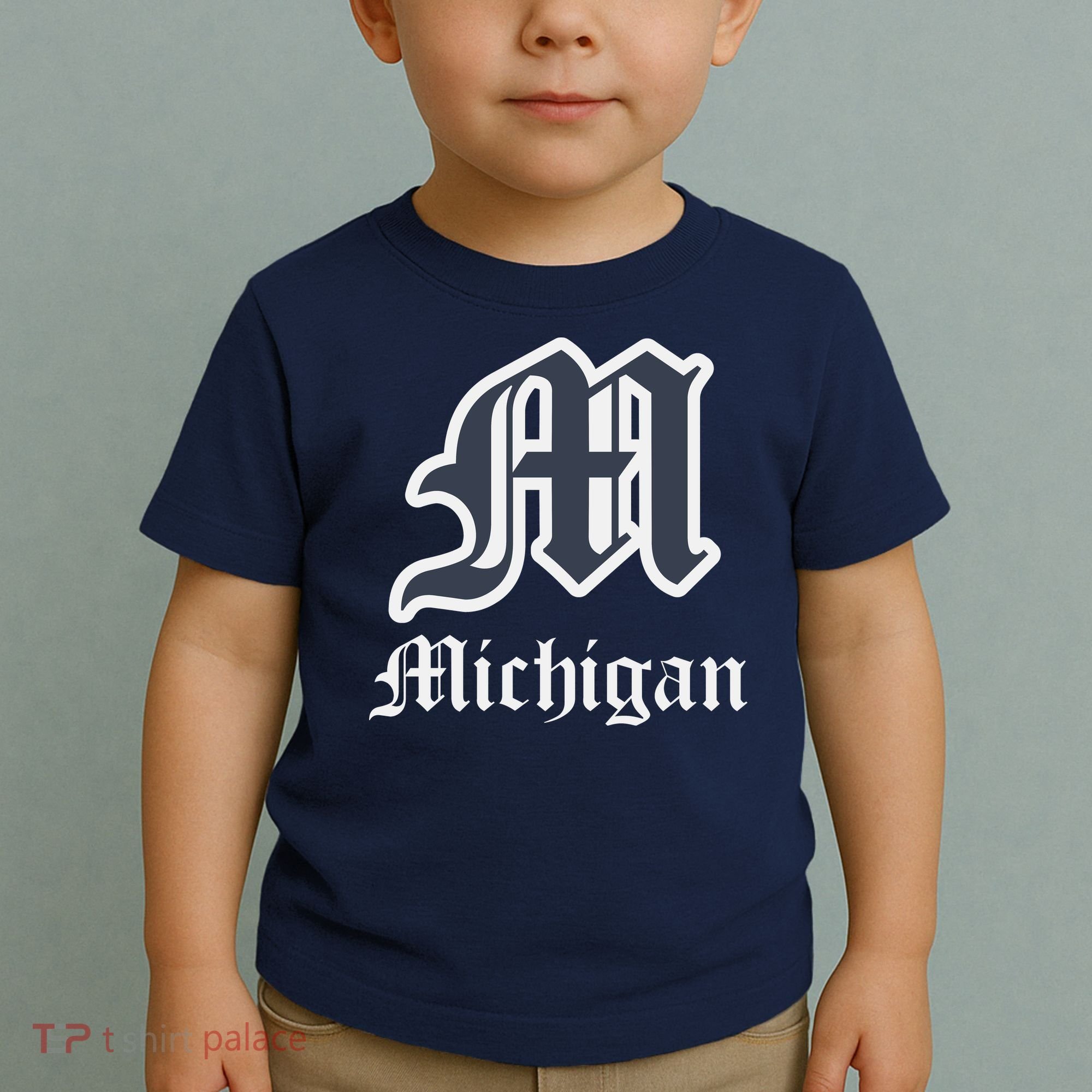 Michigan M Detroit D Logo Toddler T-Shirt