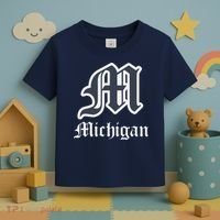 Michigan M Detroit D Logo Toddler T-Shirt thumb 3
