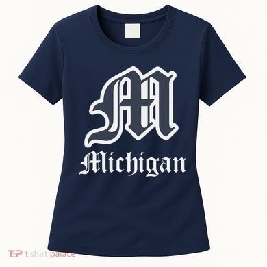 Michigan M Detroit D Logo Women's T-Shirt
