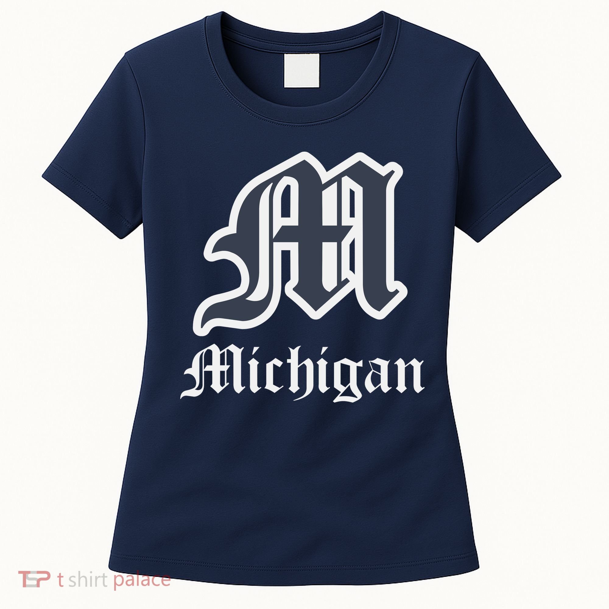 Michigan M Detroit D Logo Women's T-Shirt