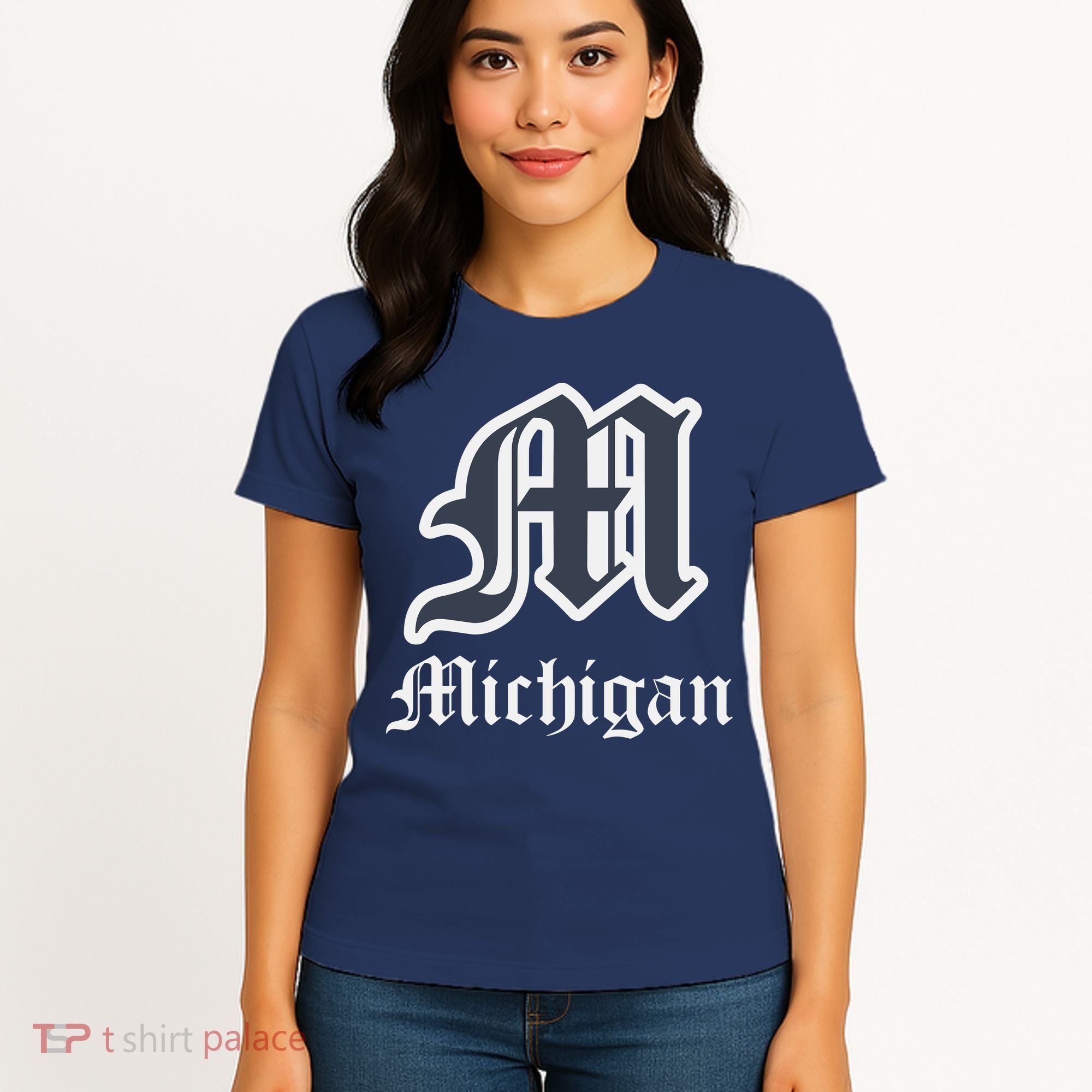 Michigan M Detroit D Logo Women's T-Shirt