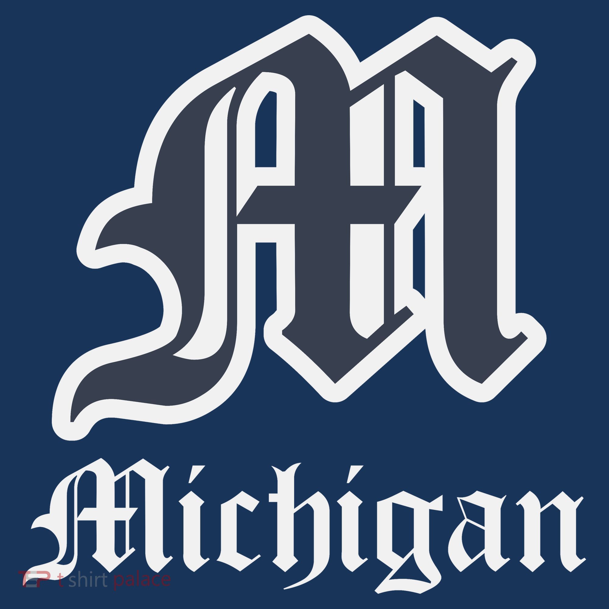 Michigan M Detroit D Logo Kids Sweatshirt