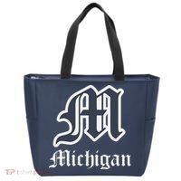 Michigan M Detroit D Logo Tote Bag thumb 0
