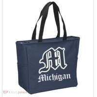 Michigan M Detroit D Logo Tote Bag thumb 2