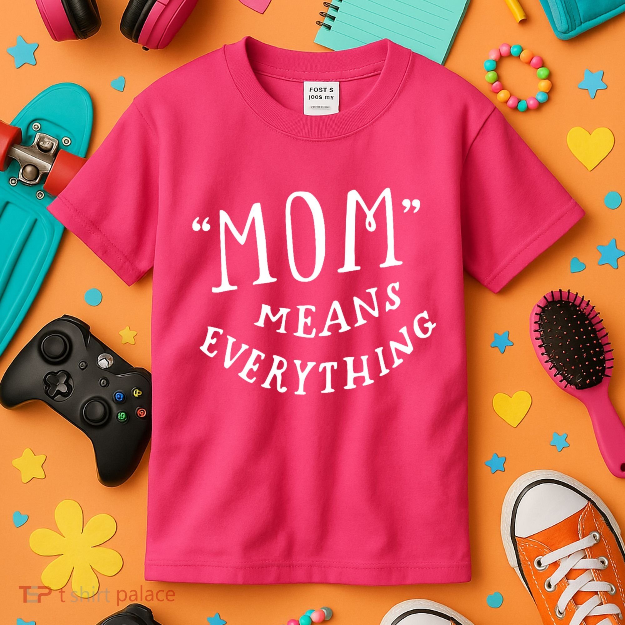 Mom Means Everything Kids T-Shirt