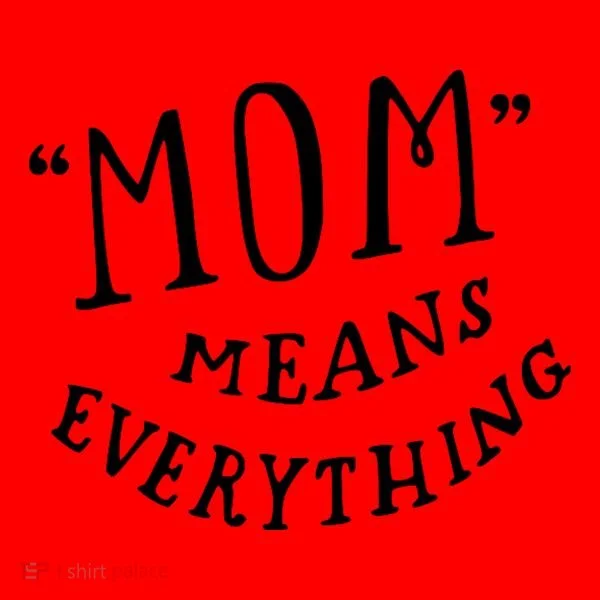 Mom Means Everything Santa Hat