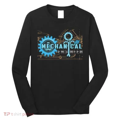 Men Mechanical Engineer For Engineer Student Engineering Long Sleeve Shirt