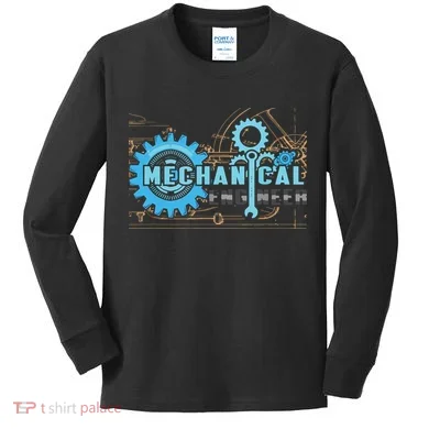 Men Mechanical Engineer For Engineer Student Engineering Kids Long Sleeve Shirt