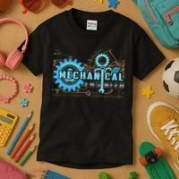 Men Mechanical Engineer For Engineer Student Engineering Kids T-Shirt thumb 3