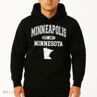 Minneapolis Minnesota Est 1867 Varsity Hoodie thumb 2