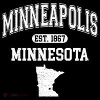 Minneapolis Minnesota Est 1867 Varsity Long Sleeve Shirt thumb 2