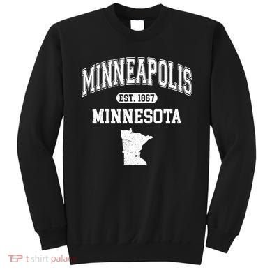 Minneapolis Minnesota Est 1867 Varsity Sweatshirt