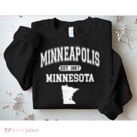 Minneapolis Minnesota Est 1867 Varsity Sweatshirt thumb 2