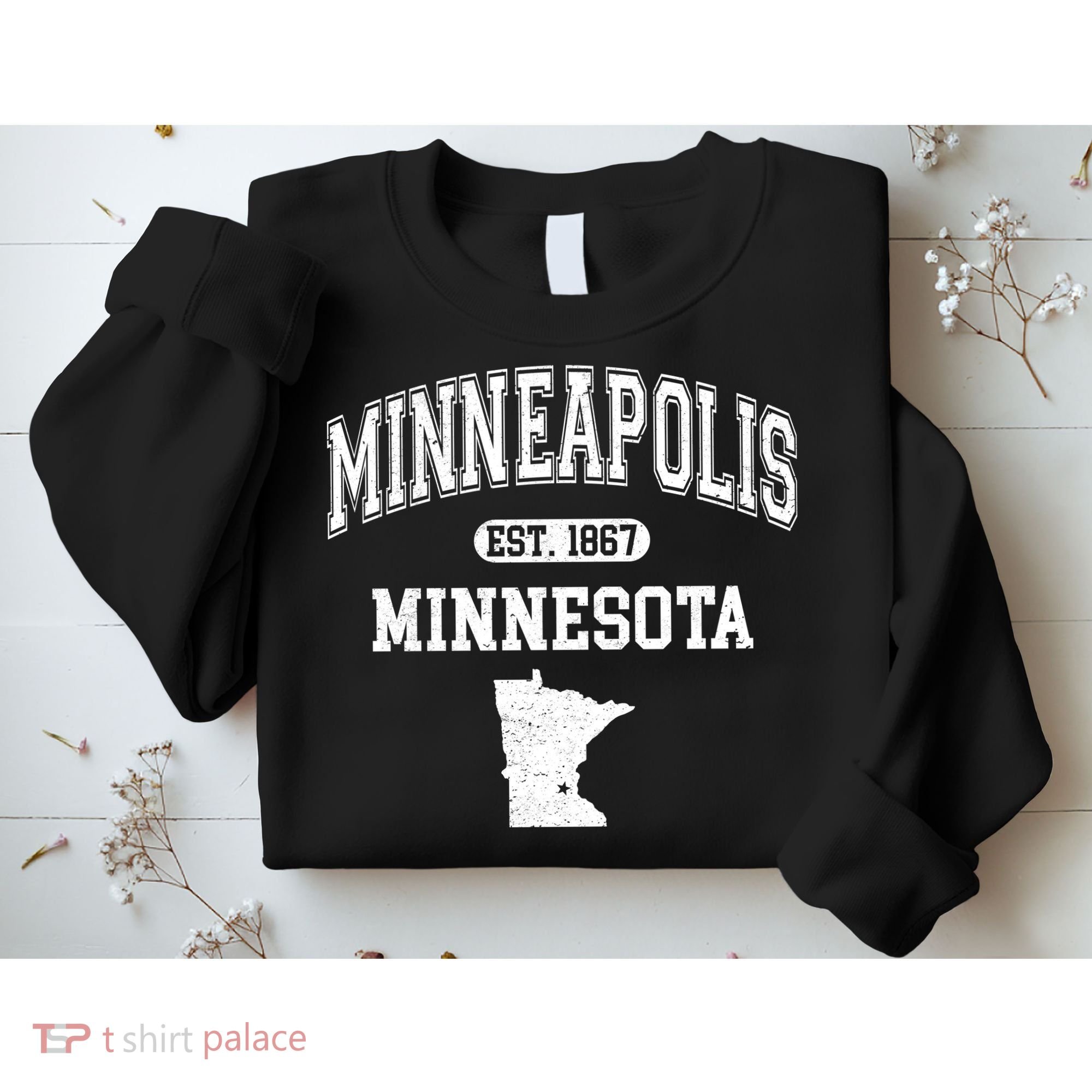 Minneapolis Minnesota Est 1867 Varsity Sweatshirt