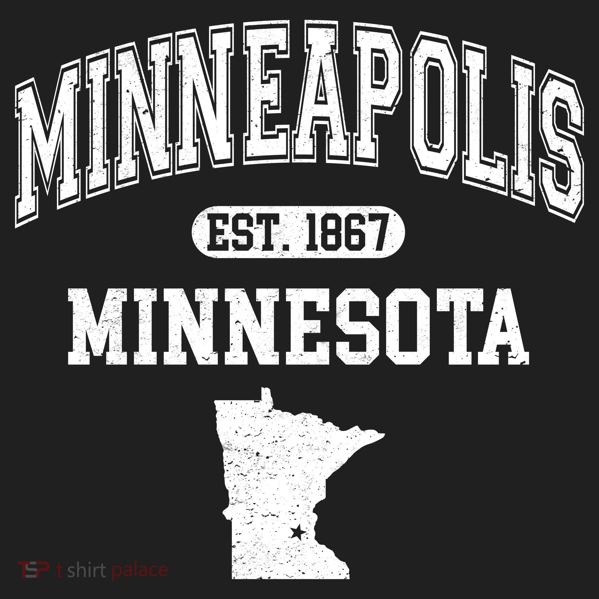 Minneapolis Minnesota Est 1867 Varsity Beanie