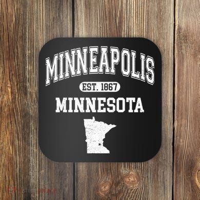 Minneapolis Minnesota Est 1867 Varsity Coaster