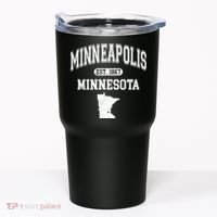 Minneapolis Minnesota Est 1867 Varsity Tumbler thumb 0