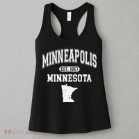 Minneapolis Minnesota Est 1867 Varsity Women's Tank Top thumb 3