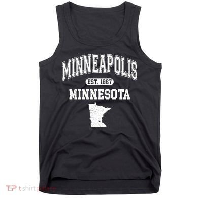 Minneapolis Minnesota Est 1867 Varsity Tank Top