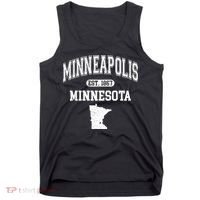 Minneapolis Minnesota Est 1867 Varsity Tank Top thumb 0