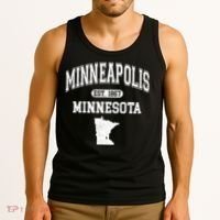 Minneapolis Minnesota Est 1867 Varsity Tank Top thumb 3
