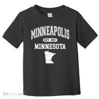 Minneapolis Minnesota Est 1867 Varsity Toddler T-Shirt thumb 0