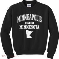 Minneapolis Minnesota Est 1867 Varsity Kids Sweatshirt thumb 0