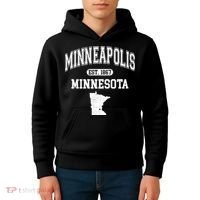 Minneapolis Minnesota Est 1867 Varsity Kids Hoodie thumb 4