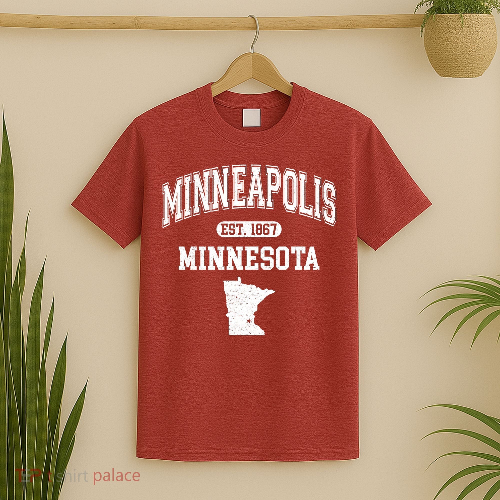 Minneapolis Minnesota Est 1867 Varsity T-Shirt