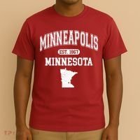 Minneapolis Minnesota Est 1867 Varsity T-Shirt thumb 3