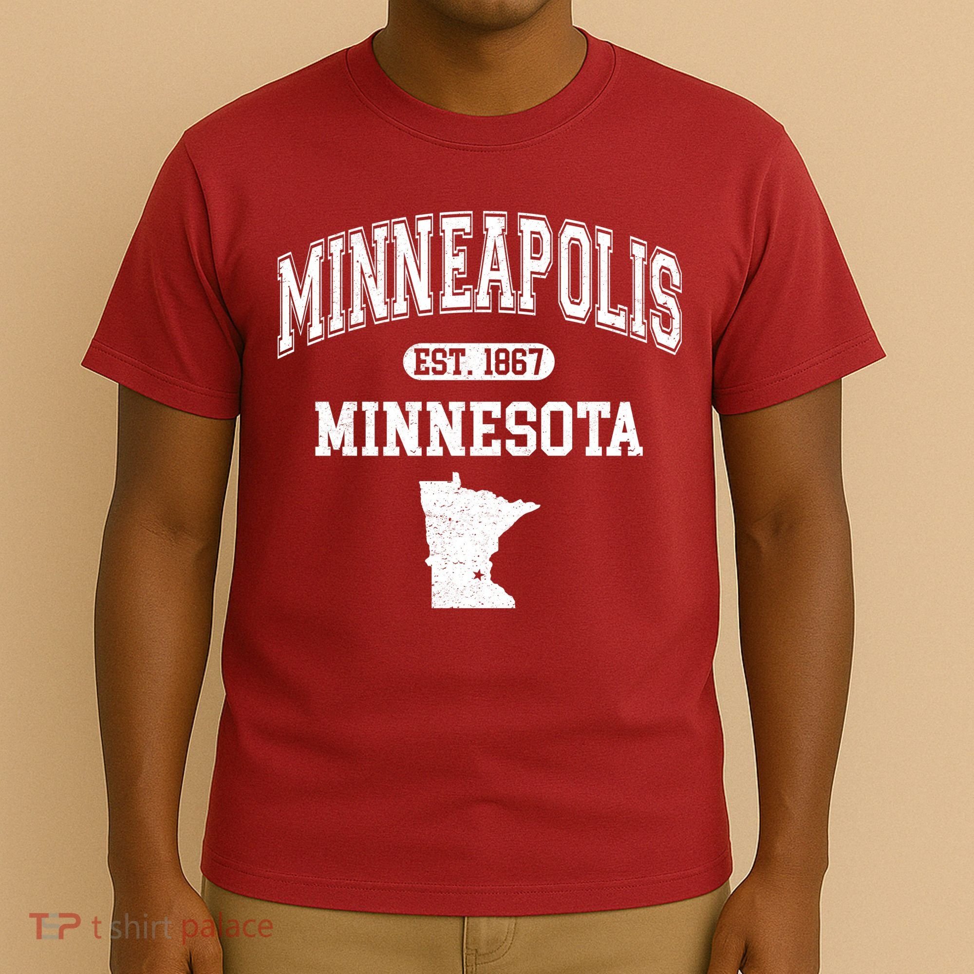 Minneapolis Minnesota Est 1867 Varsity T-Shirt