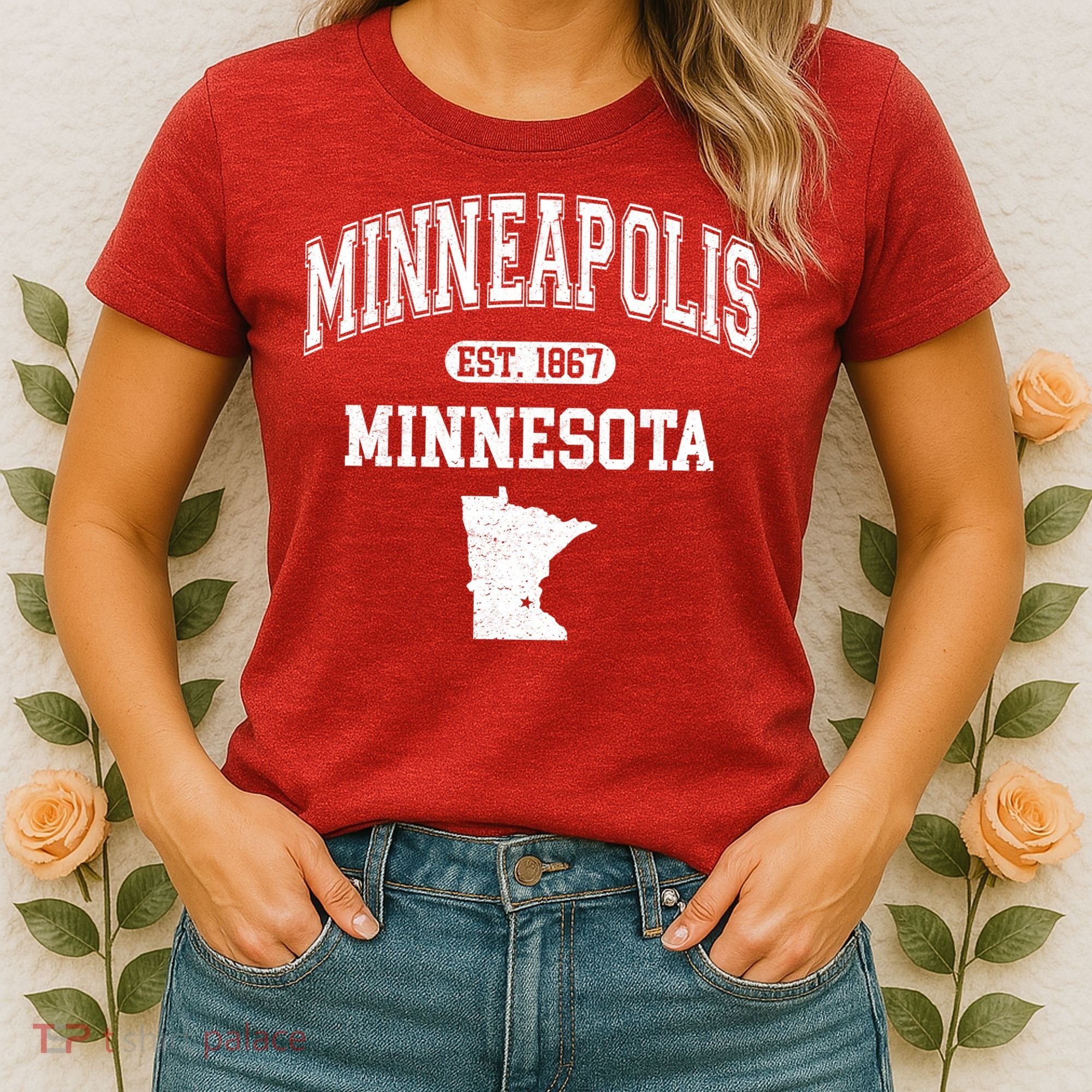 Minneapolis Minnesota Est 1867 Varsity Women's T-Shirt