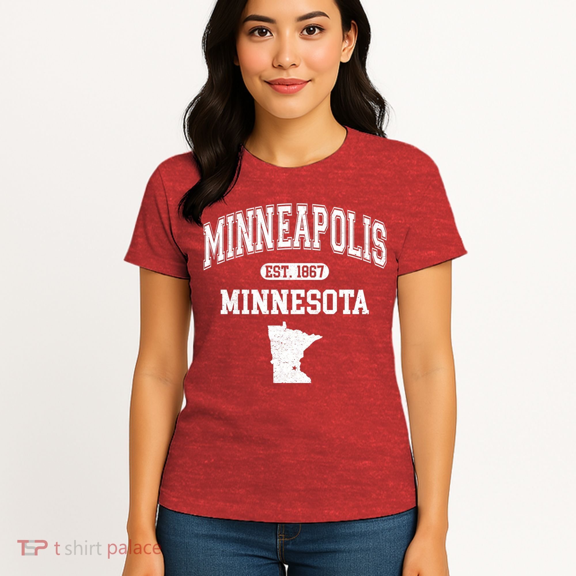 Minneapolis Minnesota Est 1867 Varsity Women's T-Shirt
