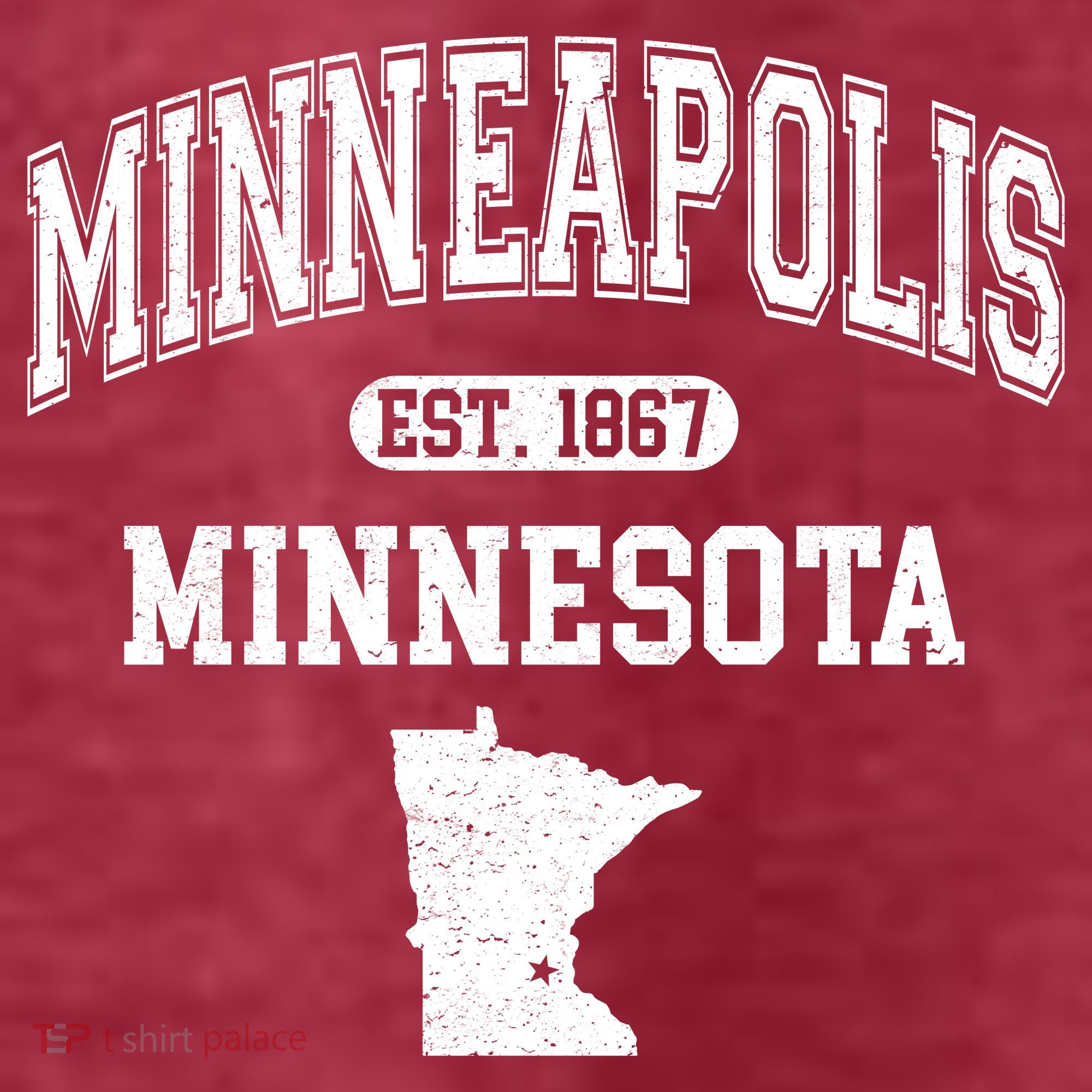 Minneapolis Minnesota Est 1867 Varsity Women's T-Shirt