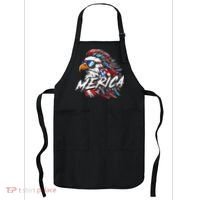 Merica Mullet Eagle Funny 4th Of July Apron thumb 0