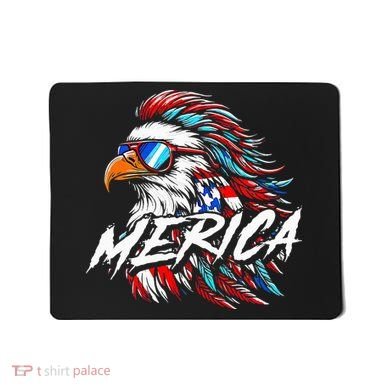 Merica Mullet Eagle Funny 4th Of July Mousepad