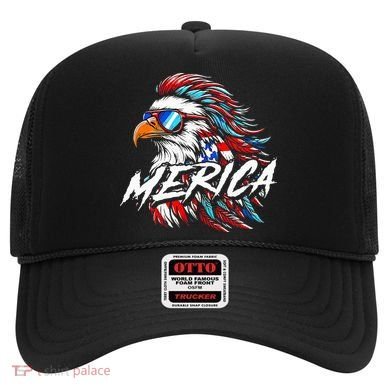 Merica Mullet Eagle Funny 4th Of July Hat